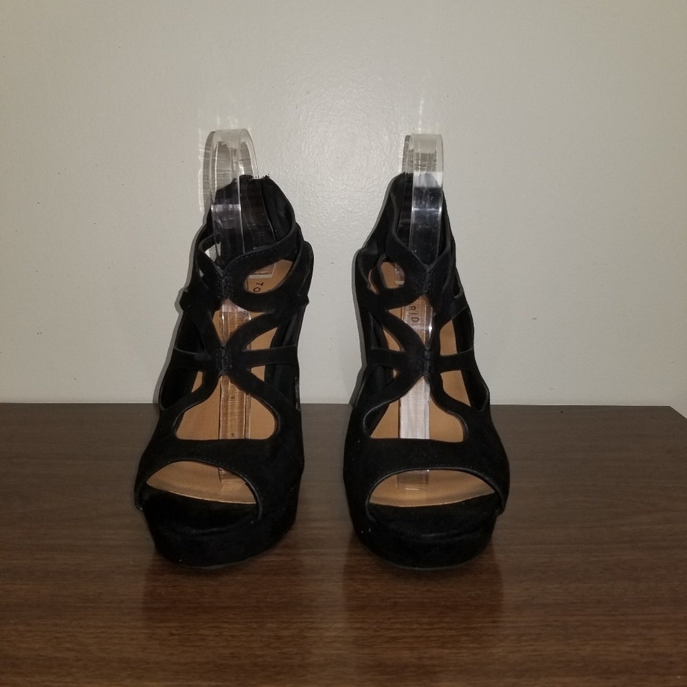 Torrid Strappy Platform Sandal size 8W